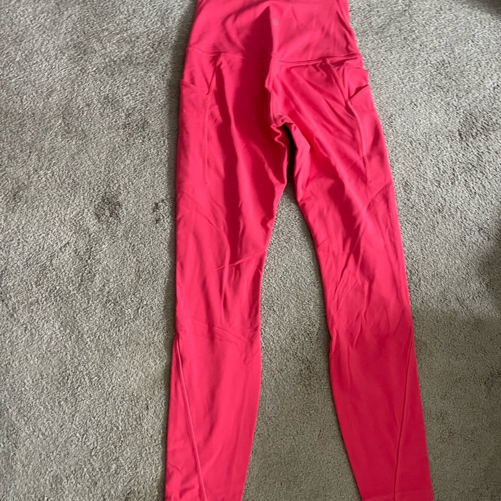 Lululemon Leggings - Bright Pink